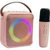 K1 Караоке Bluetooth колона с 1бр. микрофон (Розов)