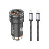 LINK✮STAR CC48 48W Бързо зарядно PD30W + QC18W Type-C към Lightning