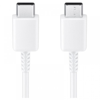 Оригинален Samsung КАБЕЛ (40w) USB-C to USB-C (1m) - Бял (плик) EP-DG980BBE-BULK