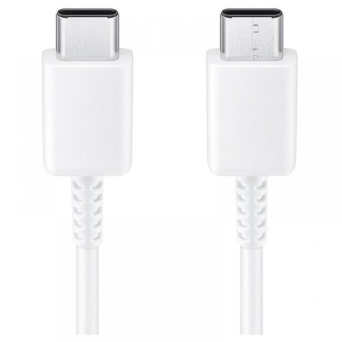 Оригинален Samsung КАБЕЛ (40w) USB-C to USB-C (1m) - Бял (плик) EP-DG980BBE-BULK