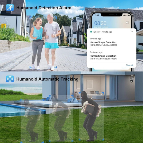 V21 1080P 360 IP WIFI+LAN 2.4GHz Camera 3.0MP V380 3.6mm Двойна Външна охранителна камера