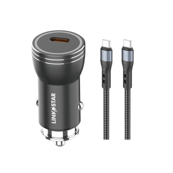 LINK✮STAR CC40 35W Бързо зарядно PD30W Type-C към Lightning