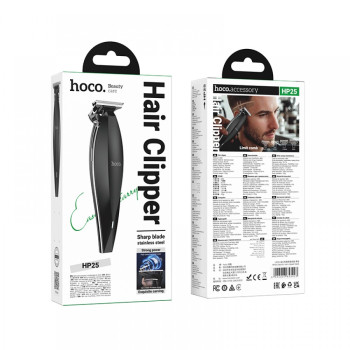HOCO HP25 Преносима машинка за подстригване с приставки HOCO HP25 Преносима машинка за подстригване с приставки