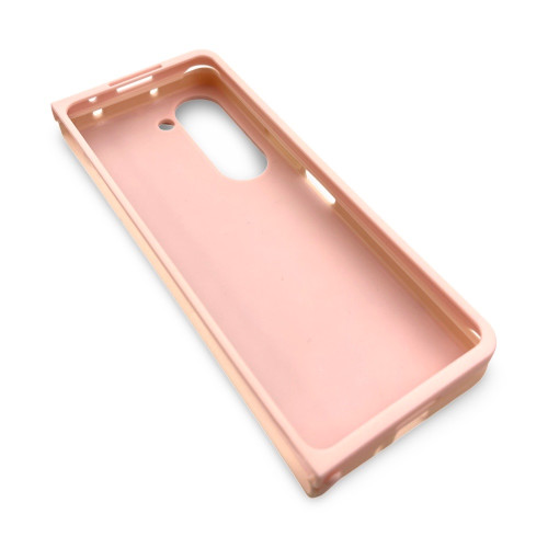 D70 Калъф с камъни за Samsung Z Fold 4 от 2 части - Розов
