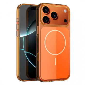 Anti-Slip TPU MagSafe Кейс TP-69 за iPhone 13 / 14 - Оранжев