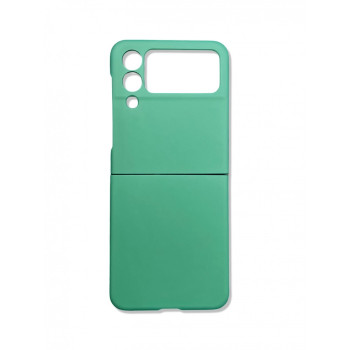 PVC Цветен кейс за Samsung Z FLIP 4 от 2 части - Светло Зелен