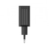 220V TC-9 L✮Star 2в1 3.0A Type-C за телефон Бързо зареждащ - Черен