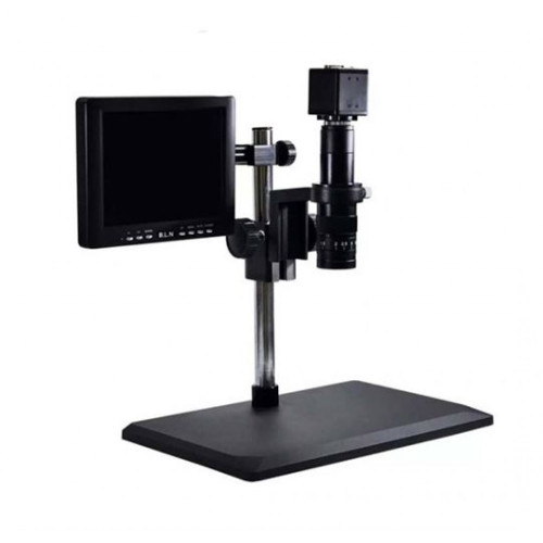 Цифров микроскоп YAXUN AK-23 с 8" LCD монитор, 2-мегапикселова CMOS камера, VGA изход, 10X--90X непрекъснато увеличение