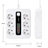 Разклонител BKL-11EU Overload Protection 3000W, 100-250V, 50/60Hz, 38W , бял