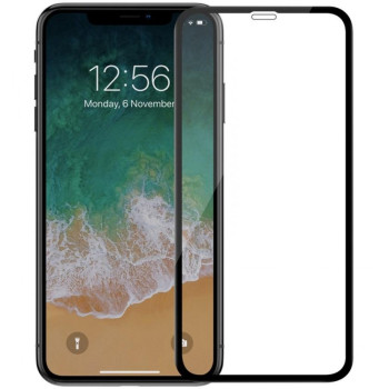 5D Стъклен протектор за iPhone X / XS / 11 PRO - Черен