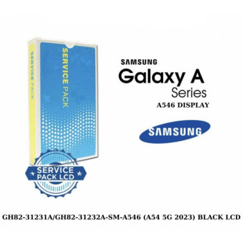ОРИГИНАЛЕН Дисплей за Samsung A546 5G (A54 5G 2023)+Рамка ЧЕРЕН