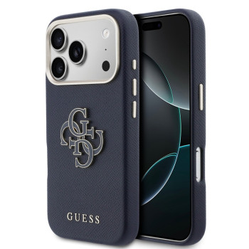 4795 GUESS HC PU FW RESIN LOGO BLUE IP17 PRO MAX