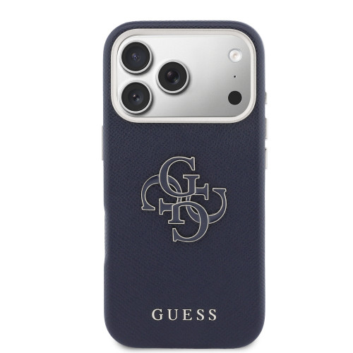 4795 GUESS HC PU FW RESIN LOGO BLUE IP17 PRO MAX
