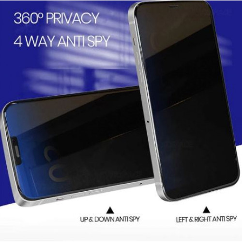 360° градусов Privacy Стъклен протектор iPhone 13 / 13 Pro / 14 / 16E
