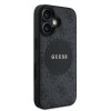6323 GUESS HC MAGSAFE PU 4G CIRCLE W/ CLASSIC LOGO BLACK IP16