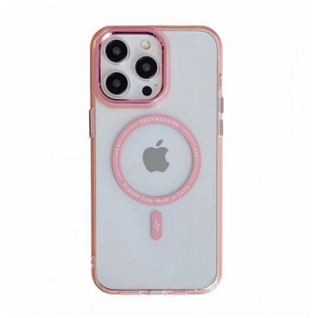 Луксозен кейс AllureEyes с Magsafe TP-101 iPhone 13 Pro Max - Розов