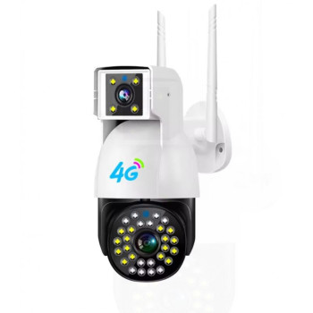 SC01 4G ( APP:V380PRO ) двоен обектив+SIM карта Ptz 1080p нощна мрежова камера 360 с автоматично проследяване