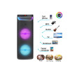 Караоке тонколона инча CH-1021 10"x2 | 40W, LED RGB, Микрофон