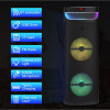 Караоке тонколона инча CH-1021 10"x2 | 40W, LED RGB, Микрофон