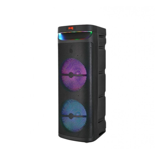 Караоке тонколона инча CH-1021 10"x2 | 40W, LED RGB, Микрофон