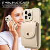 TP-110 Луксозен Кейс за iPhone 13 Pro Max с връзка и портфейл - Розов