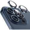 Цветен протектор за Камера iPhone 15 Pro / 15 Pro Max - Син (L. BLUE)