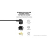 LDNIO SE6403 2500W 4USB зарядно устройство за телефон 6 EU Outlet Power Strip За универсален мобилен телефон