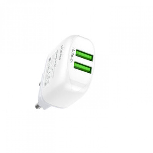 Зарядно устройство LDNIO A2219 2.4A 2 port - Micro-USB