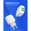 Зарядно устройство LDNIO A2219 2.4A 2 port - Micro-USB