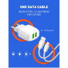 Зарядно устройство LDNIO A2219 2.4A 2 port - Micro-USB