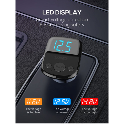 LDNIO Трансмитер и зарядно PD25W C706Q QC3.0+PD20W - USB към Micro USB
