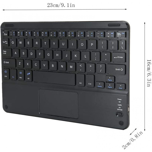 Комплект Bluetooth безжична клавиатура с trackpad YL-03 - Бял