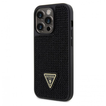 1049 Guess Galaxy S24 Plus Back cover case - Rhinestone Triangle - Black