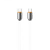 L✮Star LS-21 Кабел за Телефон 60W Fast Type-C към Type-C - Бял