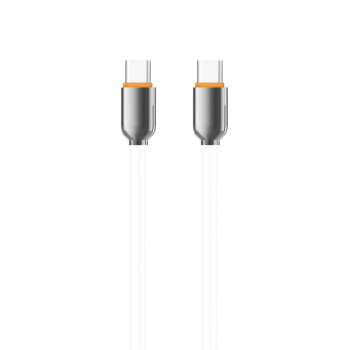 L✮Star LS-21 Кабел за Телефон 60W Fast Type-C към Type-C - Бял