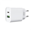XO-CE02A 20W PD+QC Адаптер с изх. USB-C и USB