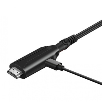 Кабел SCART - HDMI DZ71 преобразувател 720p 1080p Кабел SCART - HDMI DZ71 преобразувател 720p 1080p