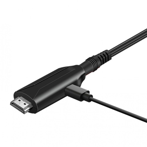 Кабел SCART - HDMI DZ71 преобразувател 720p 1080p