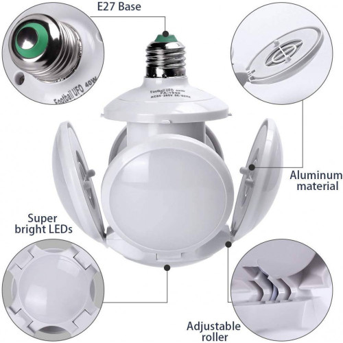 LED Лампа футболна топка 28W