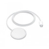 Оригинално Безжично Магнитно USB-C Зарядно APPLE за iPhone, Magsafe Charger 15W MHXH3ZM/A, Бял