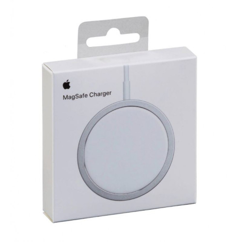 Оригинално Безжично Магнитно USB-C Зарядно APPLE за iPhone, Magsafe Charger 15W MHXH3ZM/A, Бял