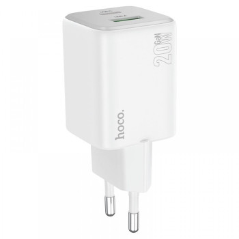 HOCO Адаптер "N41" PD20W+QC3.0 - Бял