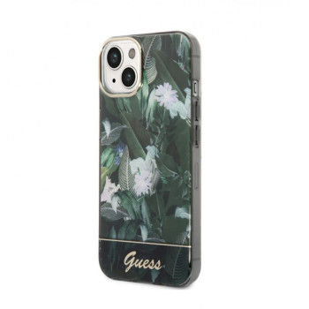 GUHCP14SHGJGHA Калъф Guess за iPhone 14 & 13 Силиконов Джунгла - Зелен