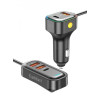 Earldom CC37 – 5-в-1 Автомобилно Зарядно с Удължител за Задни Седалки (PD 30W + QC 3.0)