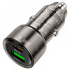 HOCO адаптер 12V Z52 с 2 изходa USB QC3.0 и USB-C PD20W - Черен HOCO адаптер 12V Z52 с 2 изходa USB QC3.0 и USB-C PD20W - Черен