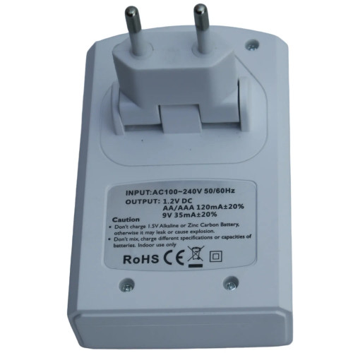 GD-C804HV1 – GOOP Зарядно устройство за батерии AA/AAA и 9V Ni-MH/Ni-CD с 4 независими слота и LED индикатор