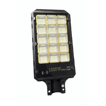 SLP-11 LED слънчева светлина Външна с дистанционно управление и сензор за движение PIR 1000W