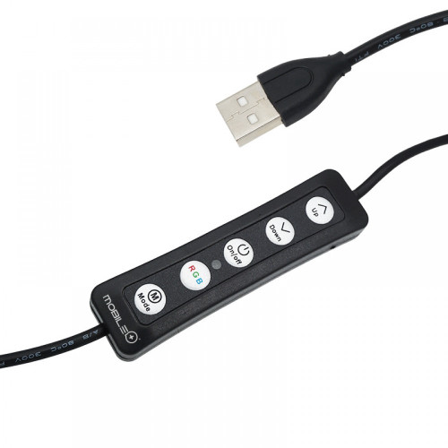 MJ-36 Ринг лампа RG LED Цветна, За селфи/грим, 14" 36cm ринг