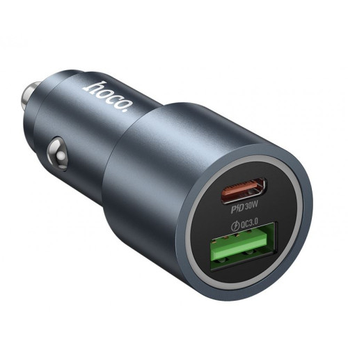 HOCO Z60 Зарядно за кола USB+USB-C PD20W + QC3.0 38W