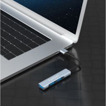 EARLDOM HUB10 3в1 Type-C КЪМ 3XUSB